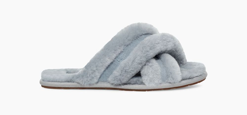 Ugg Slipper Womens - Ugg Scuffita Grey - 574BSLUAP